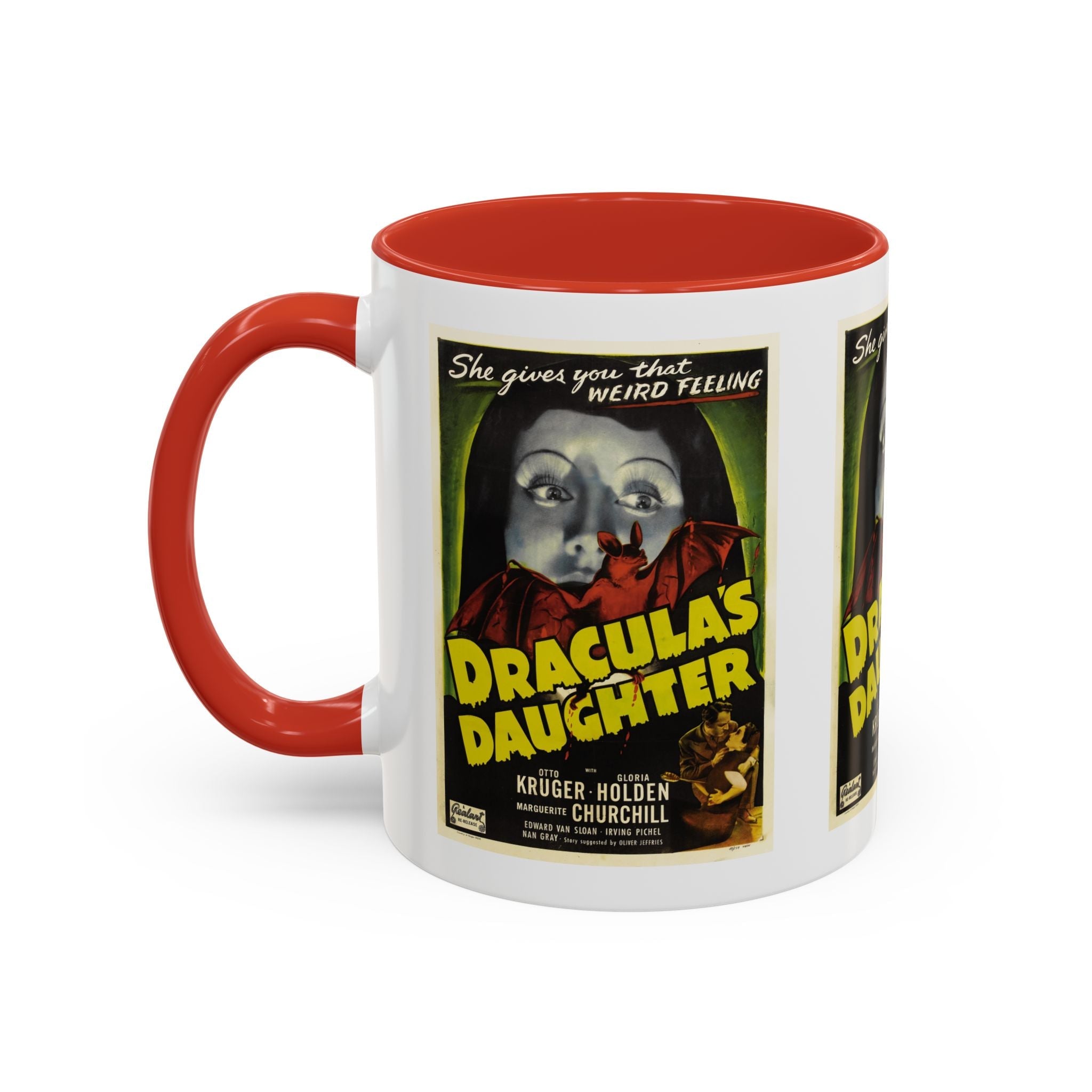 Cult Classic Movie Poster Art Accent Coffee Mug (11, 15oz) - Dracula's Daughter 1936 - POPvault