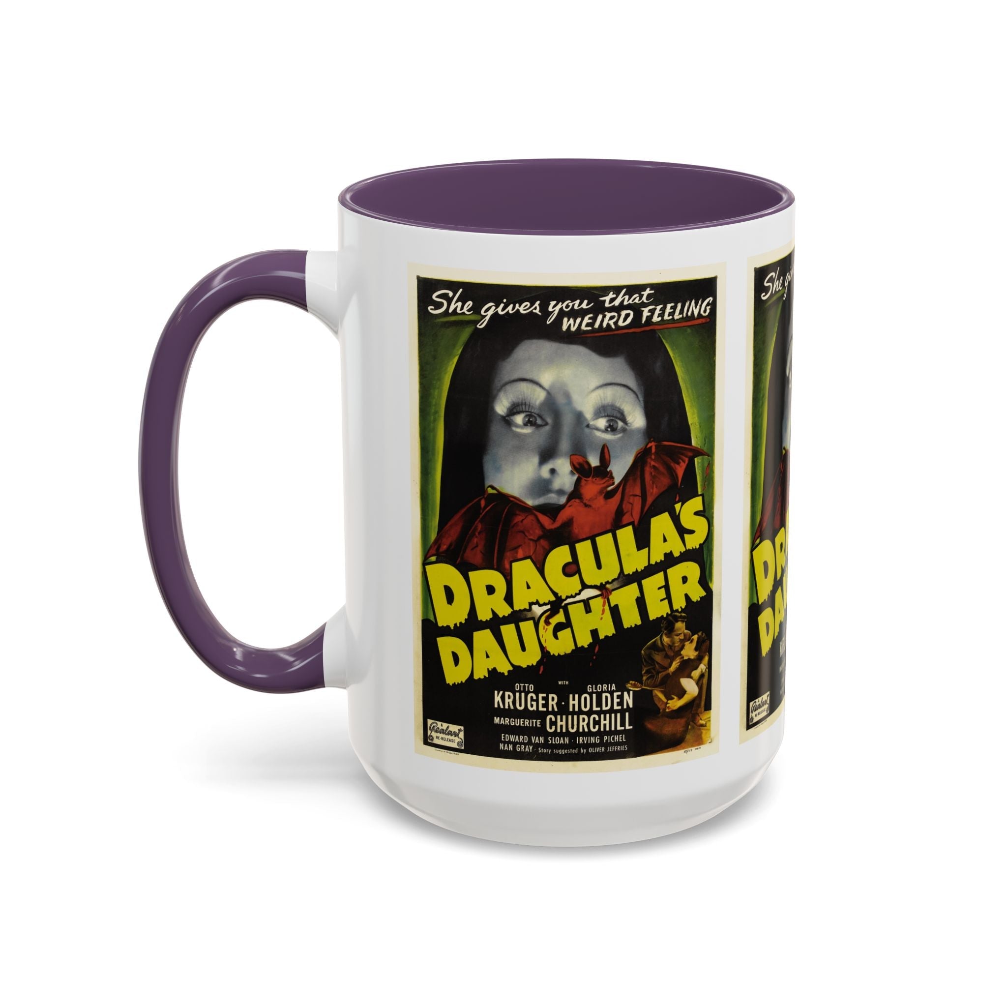 Cult Classic Movie Poster Art Accent Coffee Mug (11, 15oz) - Dracula's Daughter 1936 - POPvault