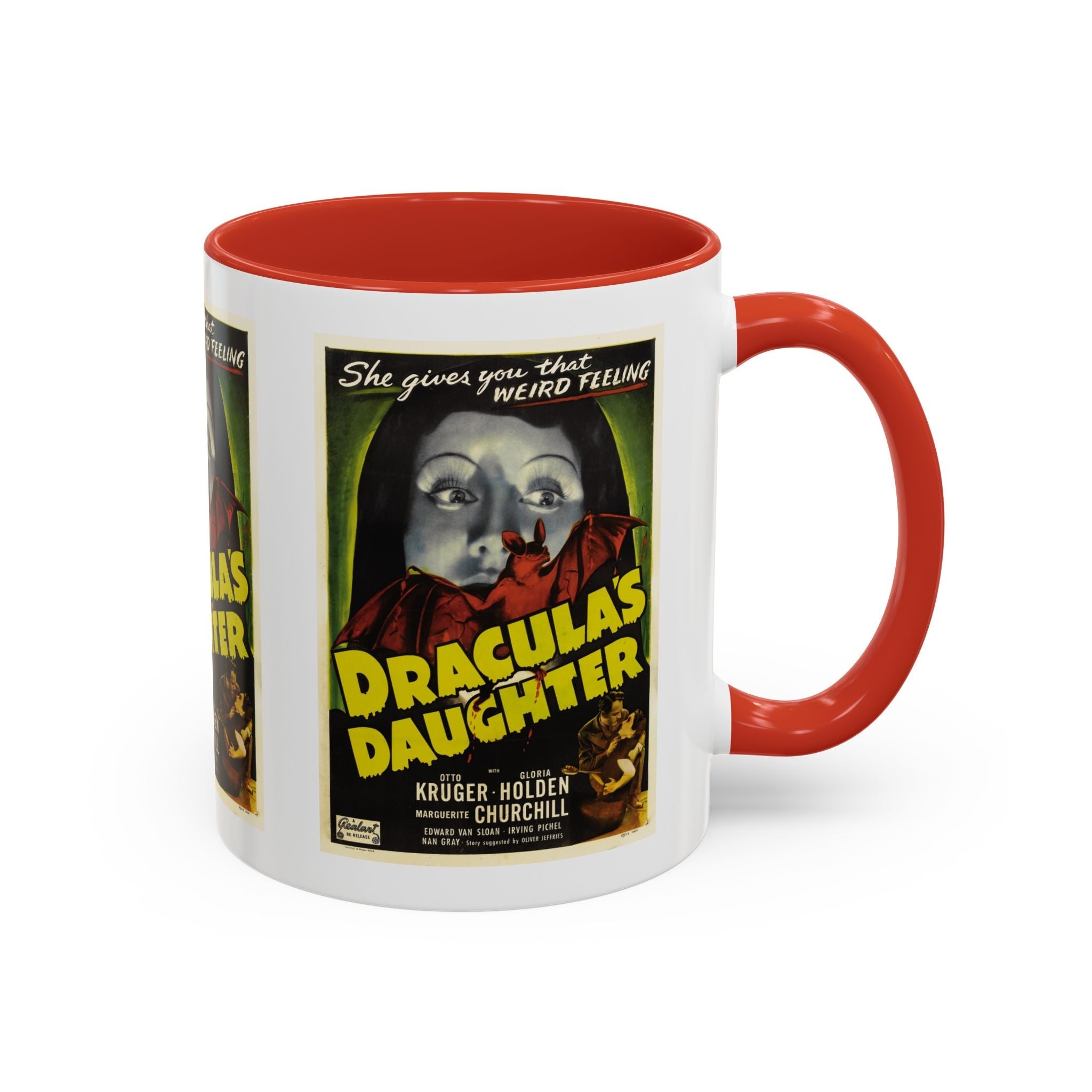 Cult Classic Movie Poster Art Accent Coffee Mug (11, 15oz) - Dracula's Daughter 1936 - POPvault