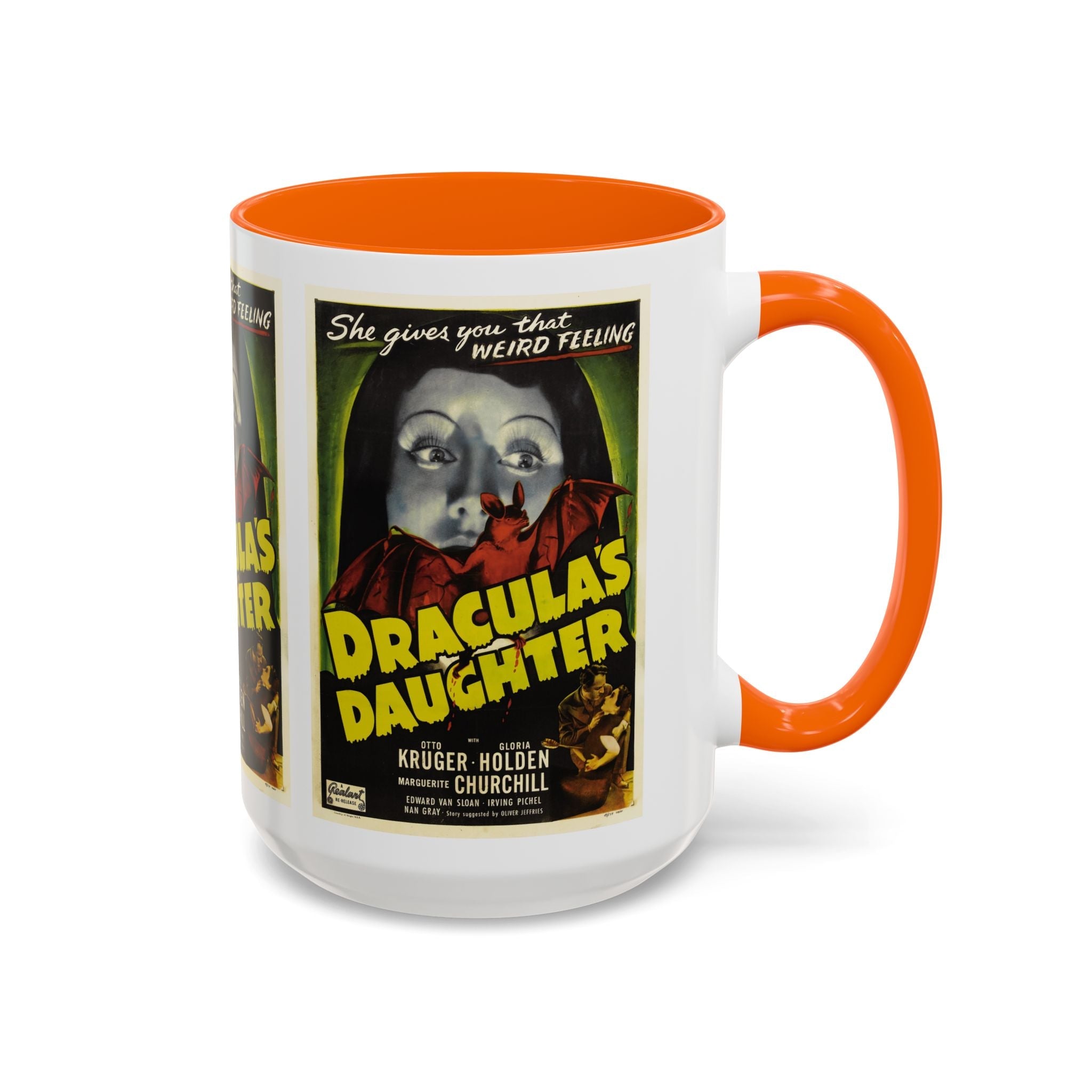 Cult Classic Movie Poster Art Accent Coffee Mug (11, 15oz) - Dracula's Daughter 1936 - POPvault