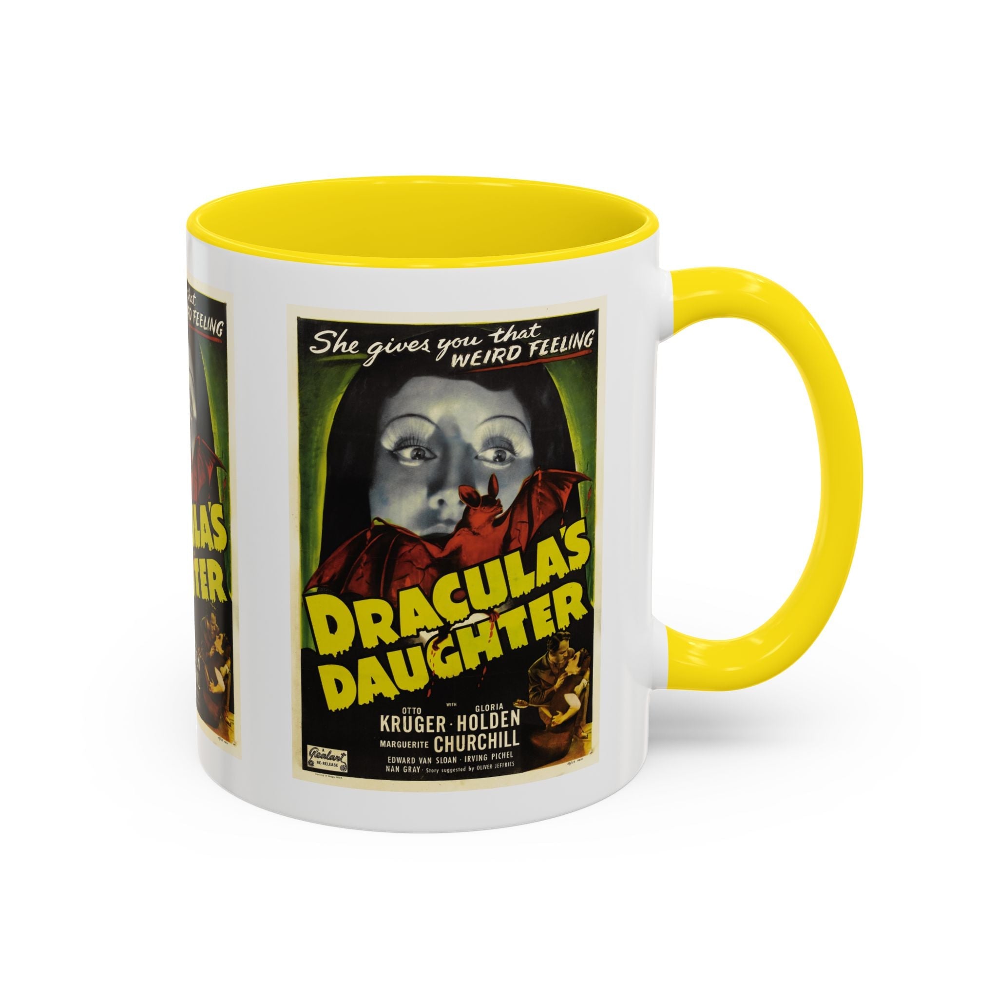 Cult Classic Movie Poster Art Accent Coffee Mug (11, 15oz) - Dracula's Daughter 1936 - POPvault