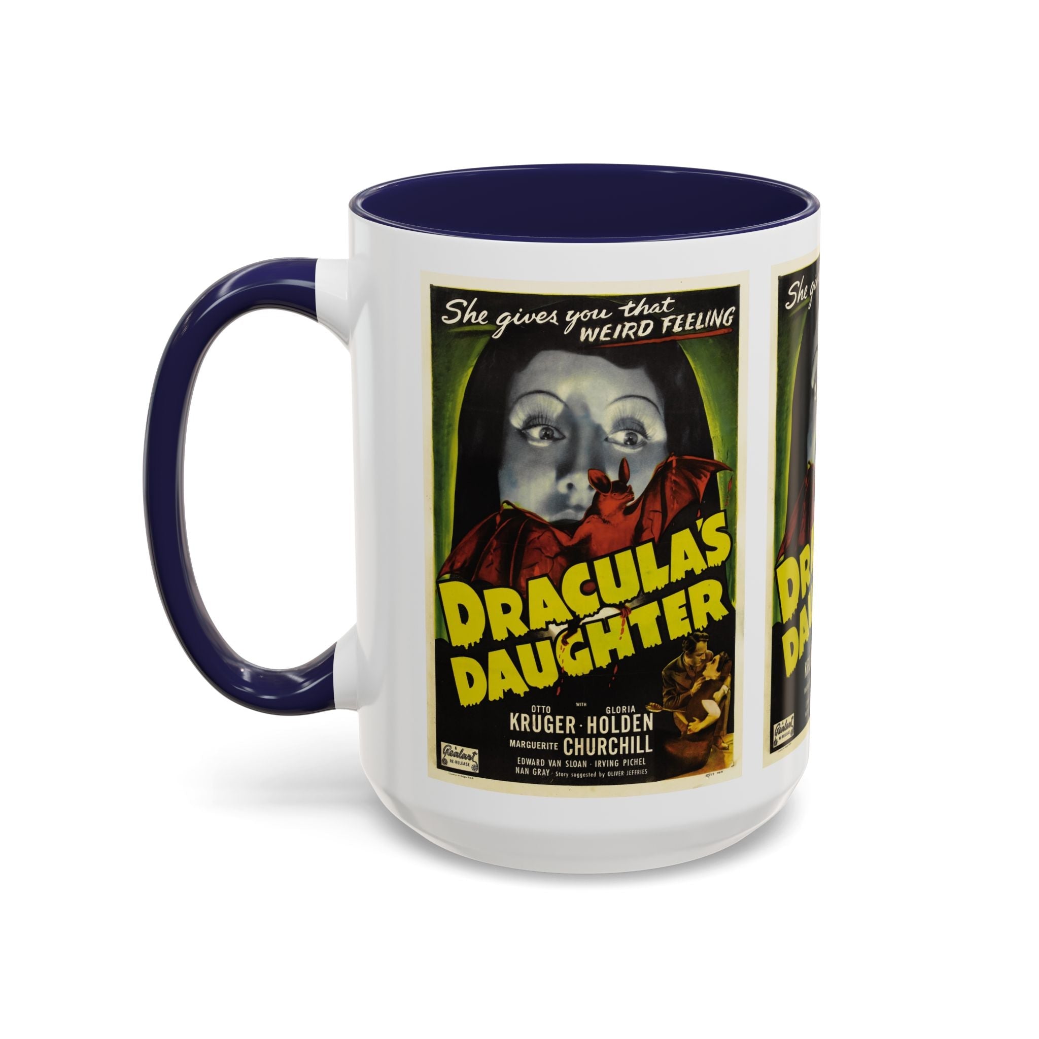 Cult Classic Movie Poster Art Accent Coffee Mug (11, 15oz) - Dracula's Daughter 1936 - POPvault