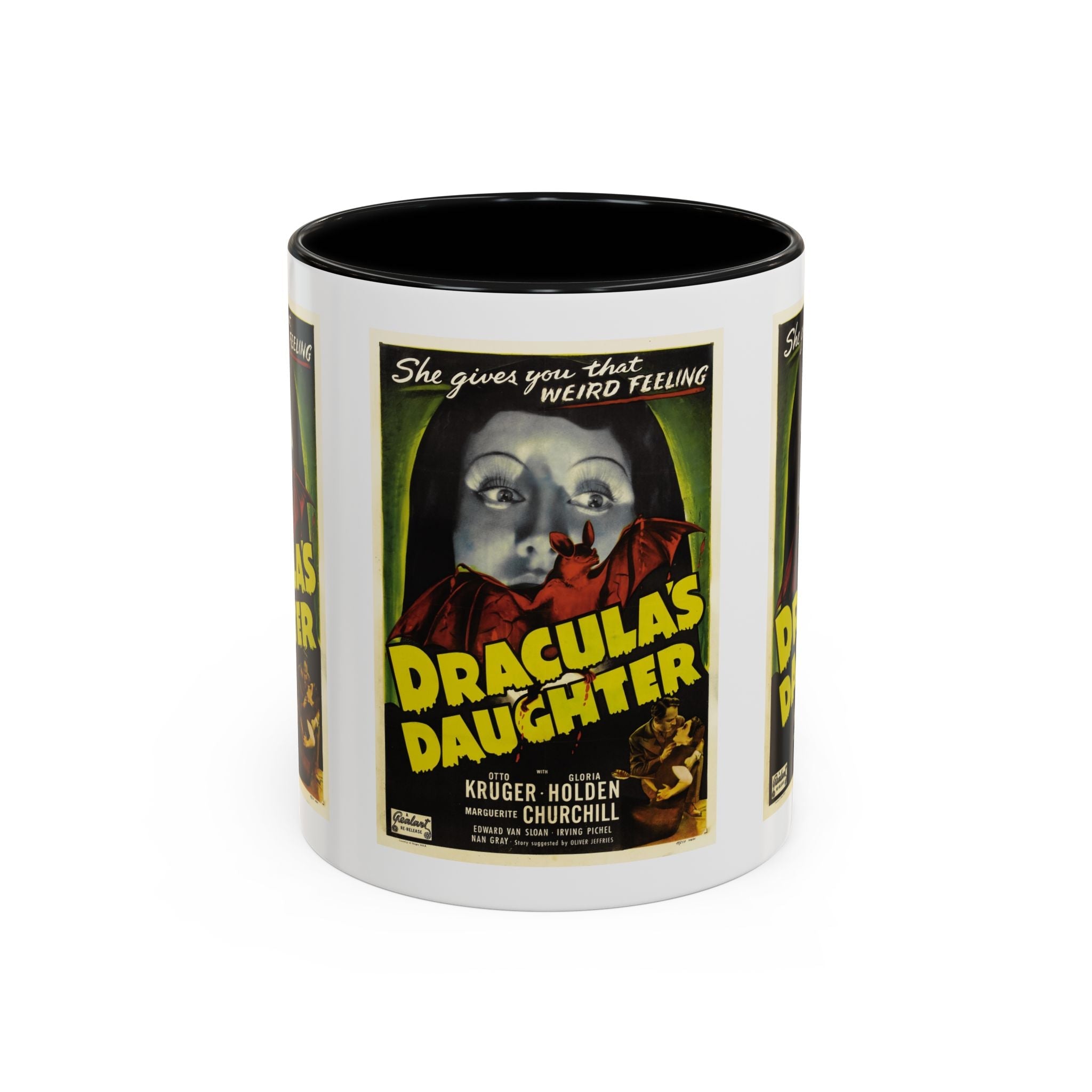 Cult Classic Movie Poster Art Accent Coffee Mug (11, 15oz) - Dracula's Daughter 1936 - POPvault