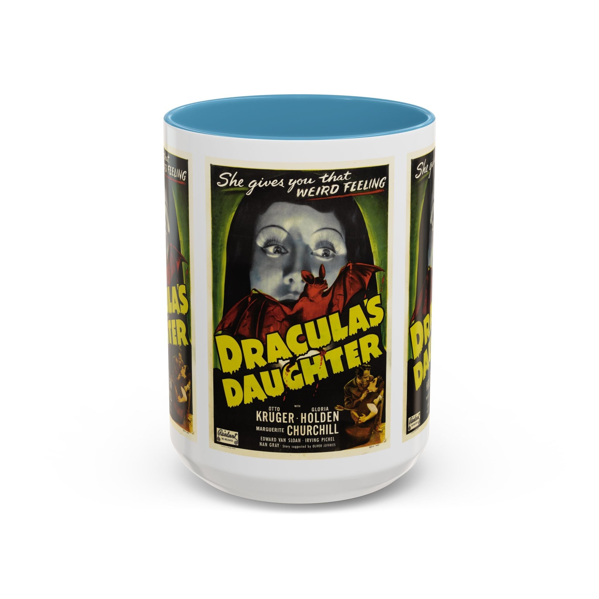 Cult Classic Movie Poster Art Accent Coffee Mug (11, 15oz) - Dracula's Daughter 1936 - POPvault