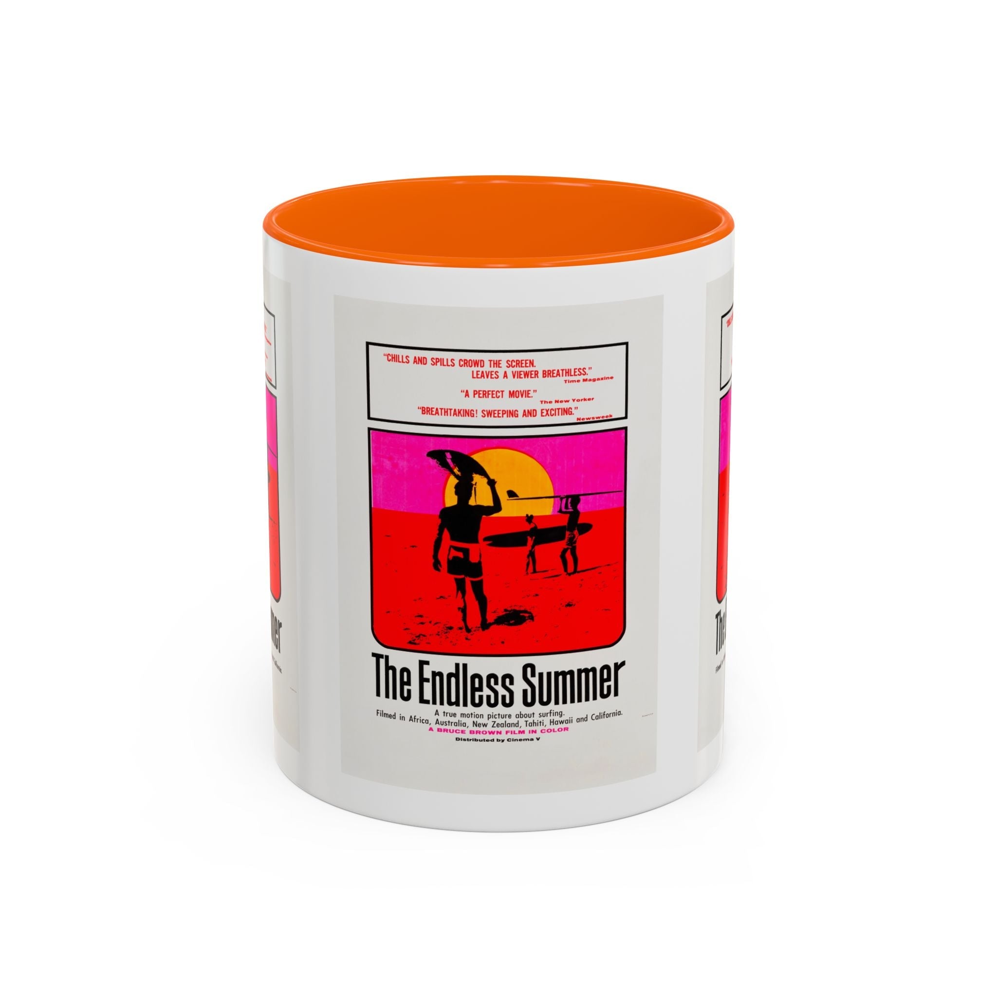 Cult Classic Movie Poster Art Accent Coffee Mug (11, 15oz) - Endless Summer 1966 - POPvault