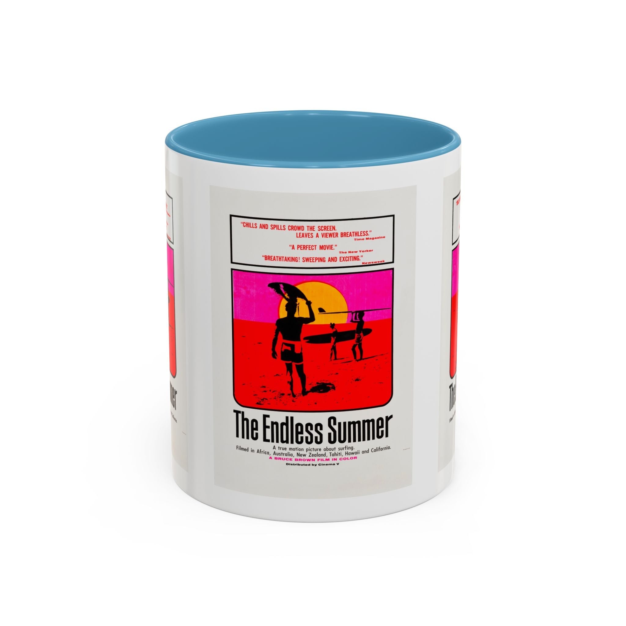 Cult Classic Movie Poster Art Accent Coffee Mug (11, 15oz) - Endless Summer 1966 - POPvault