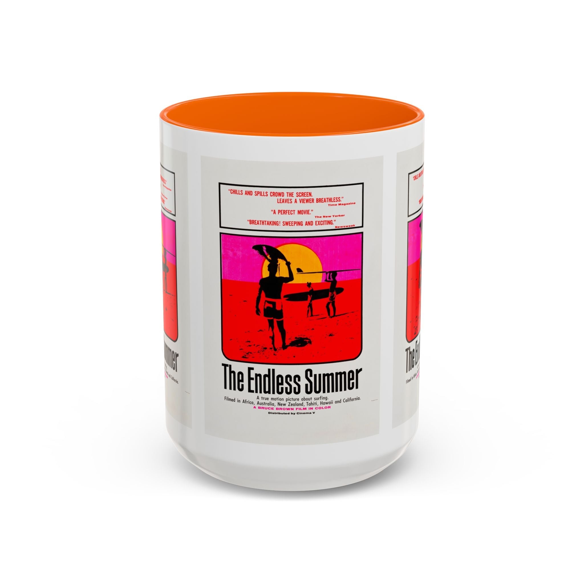 Cult Classic Movie Poster Art Accent Coffee Mug (11, 15oz) - Endless Summer 1966 - POPvault