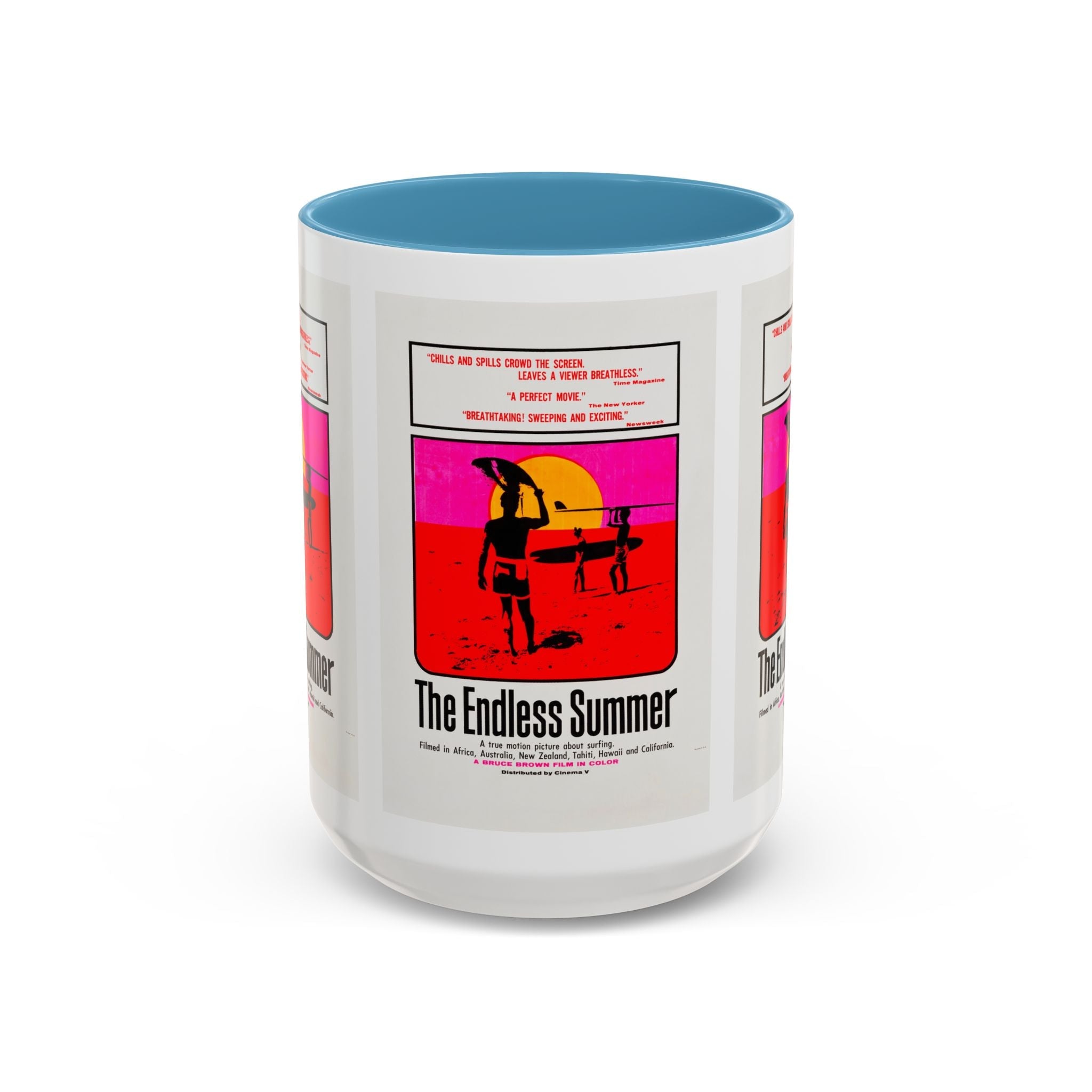 Cult Classic Movie Poster Art Accent Coffee Mug (11, 15oz) - Endless Summer 1966 - POPvault