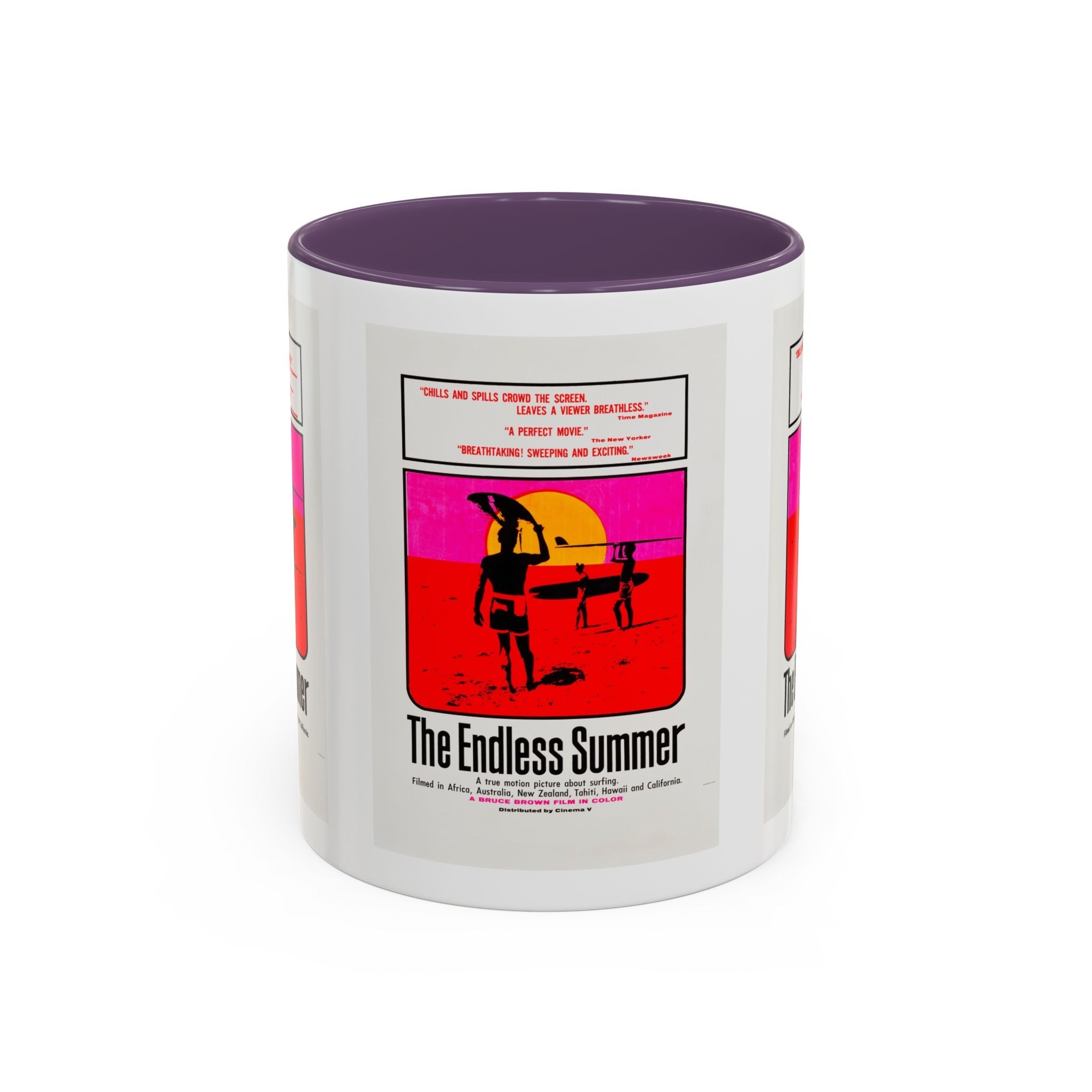 Cult Classic Movie Poster Art Accent Coffee Mug (11, 15oz) - Endless Summer 1966 - POPvault