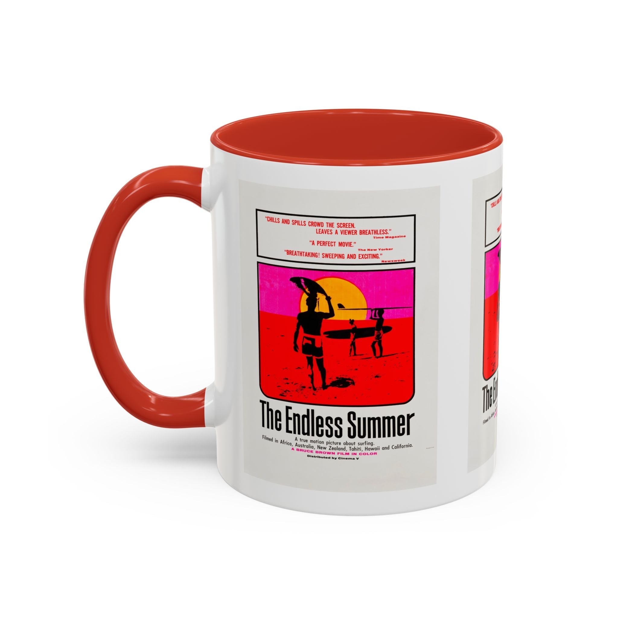Cult Classic Movie Poster Art Accent Coffee Mug (11, 15oz) - Endless Summer 1966 - POPvault