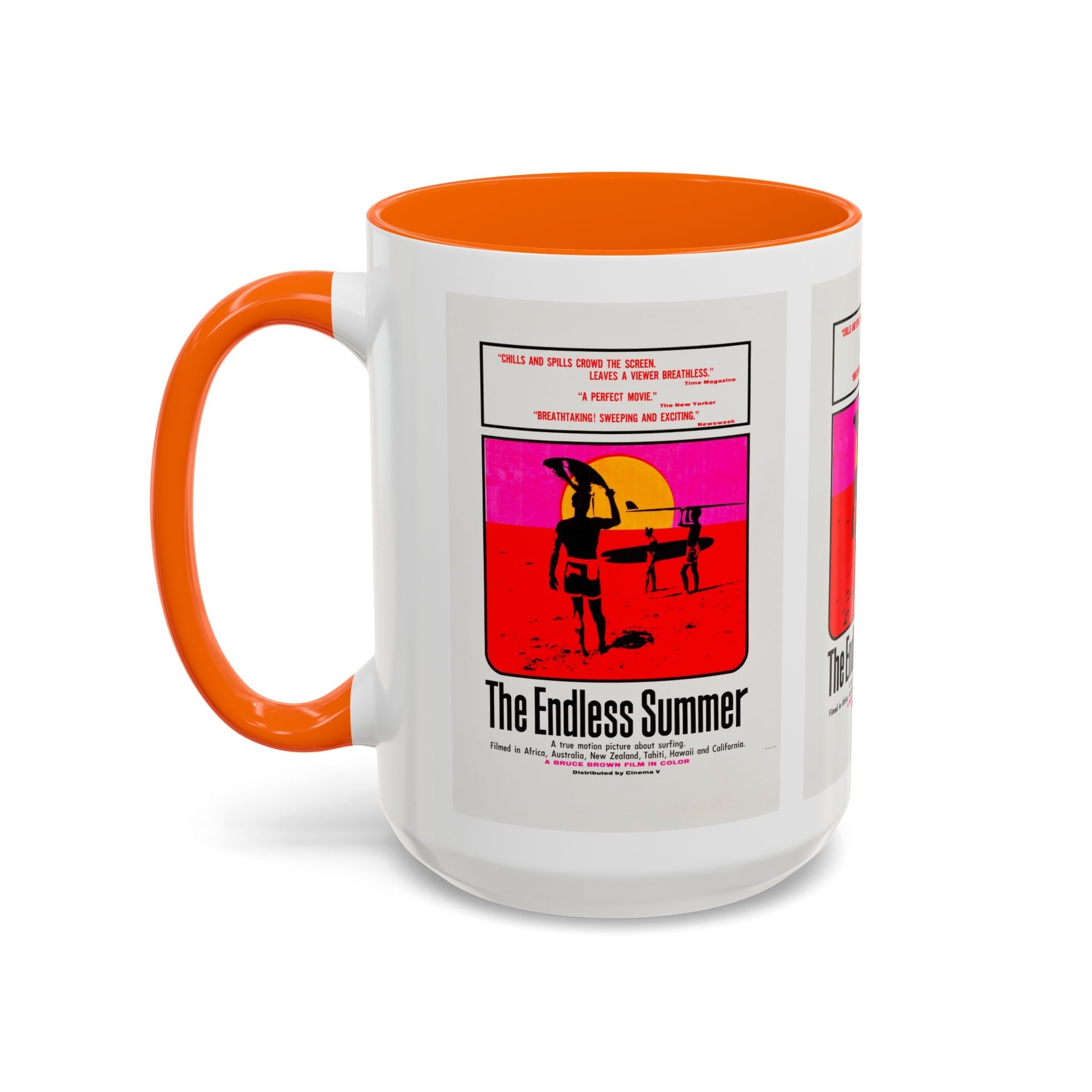 Cult Classic Movie Poster Art Accent Coffee Mug (11, 15oz) - Endless Summer 1966 - POPvault