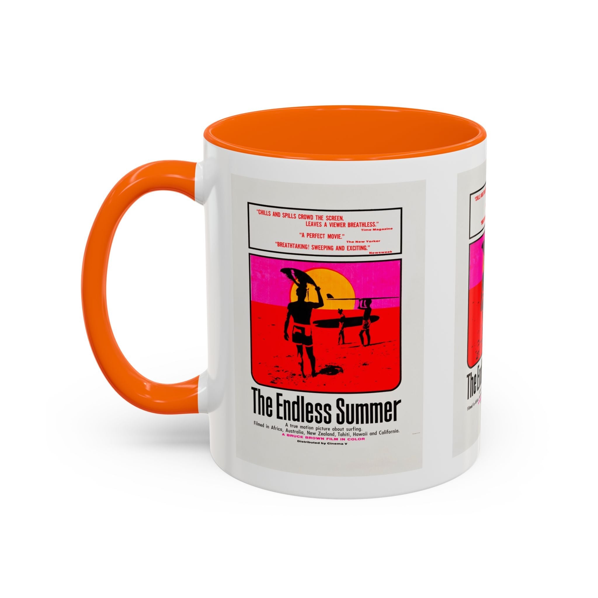 Cult Classic Movie Poster Art Accent Coffee Mug (11, 15oz) - Endless Summer 1966 - POPvault