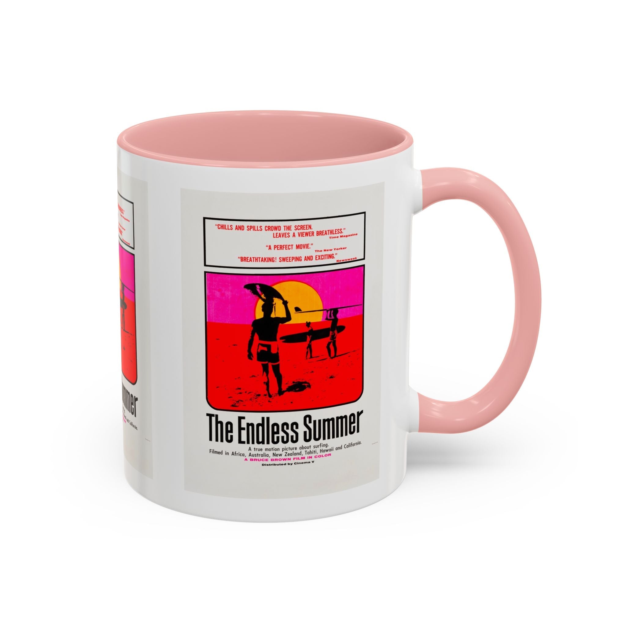 Cult Classic Movie Poster Art Accent Coffee Mug (11, 15oz) - Endless Summer 1966 - POPvault