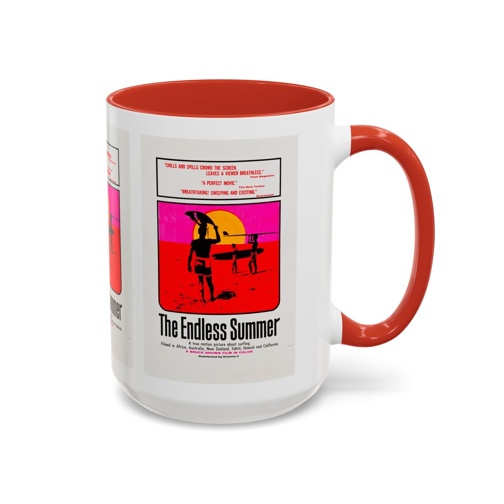 Cult Classic Movie Poster Art Accent Coffee Mug (11, 15oz) - Endless Summer 1966 - POPvault