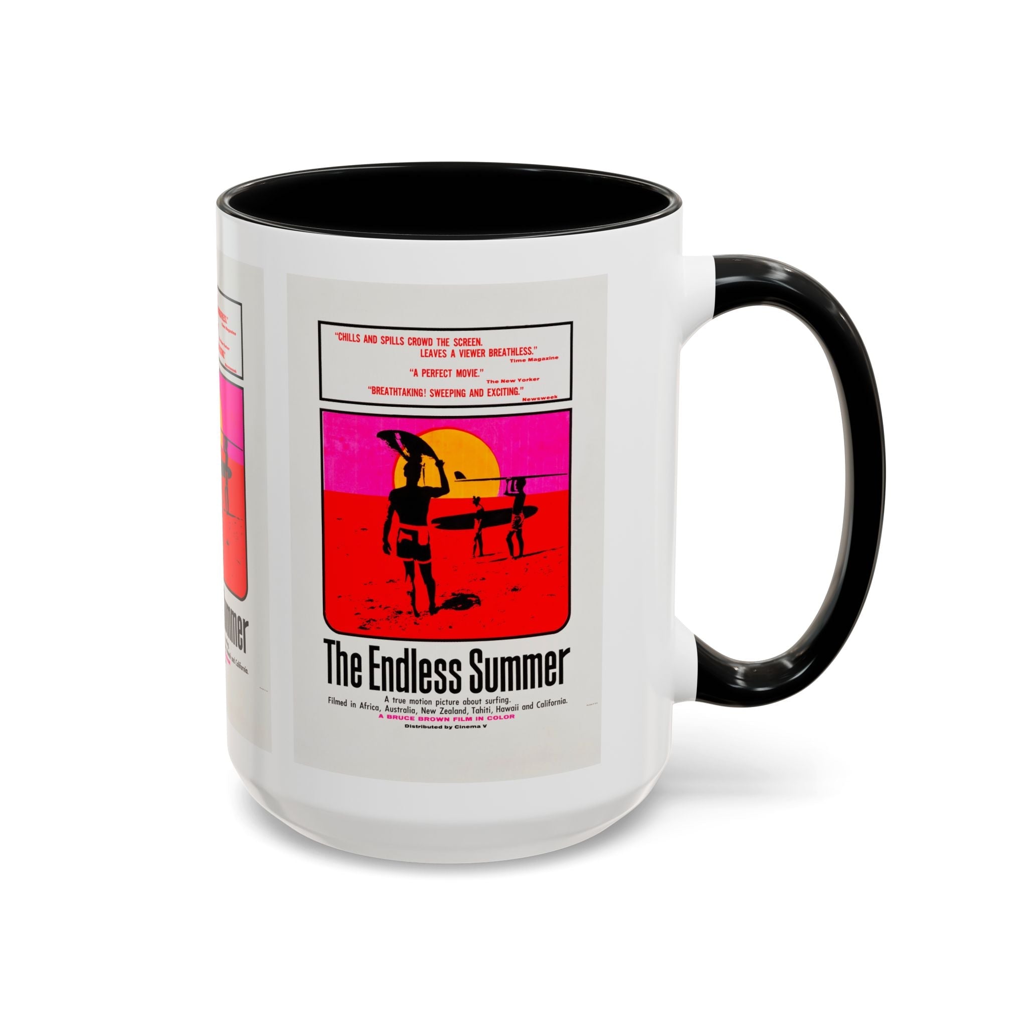 Cult Classic Movie Poster Art Accent Coffee Mug (11, 15oz) - Endless Summer 1966 - POPvault