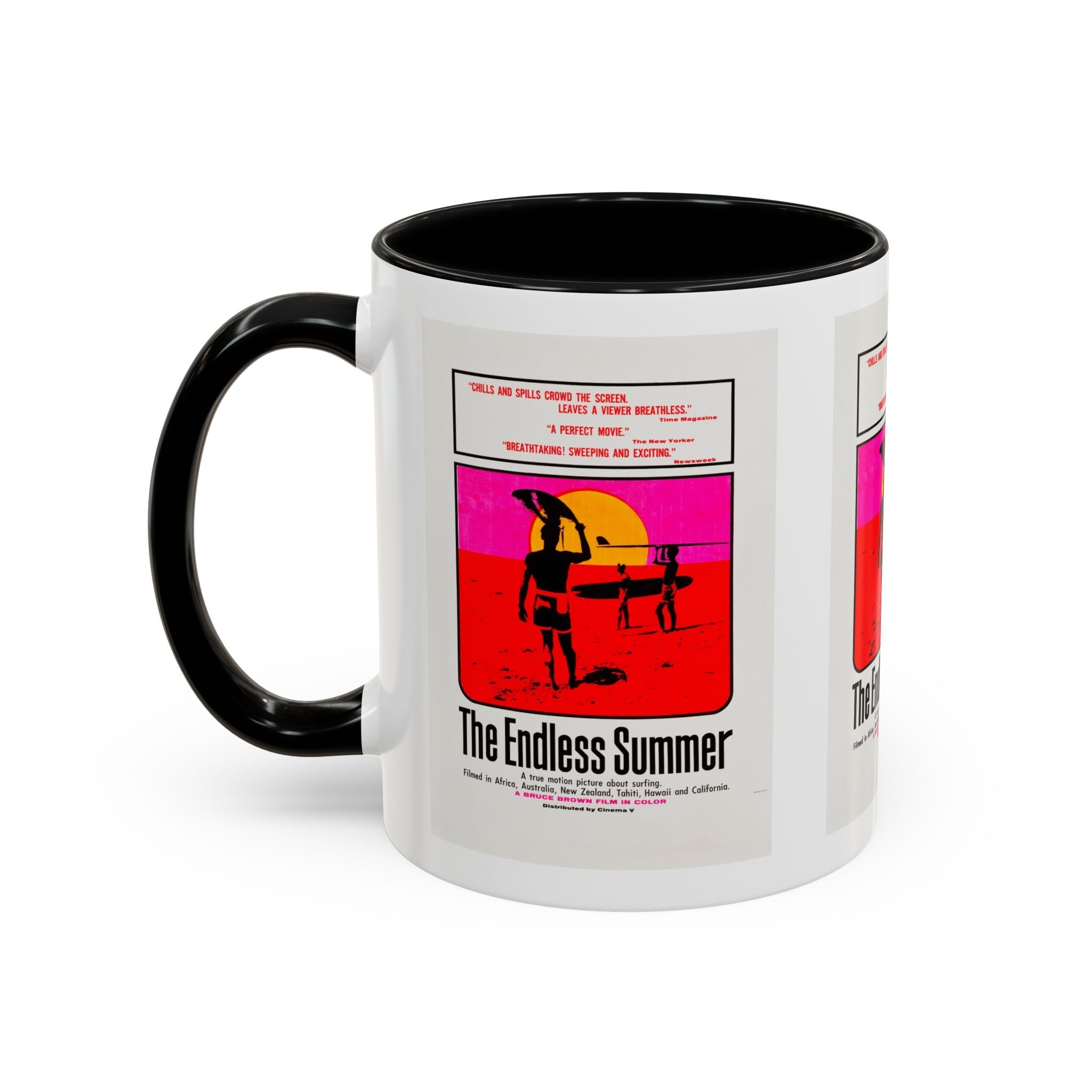 Cult Classic Movie Poster Art Accent Coffee Mug (11, 15oz) - Endless Summer 1966 - POPvault