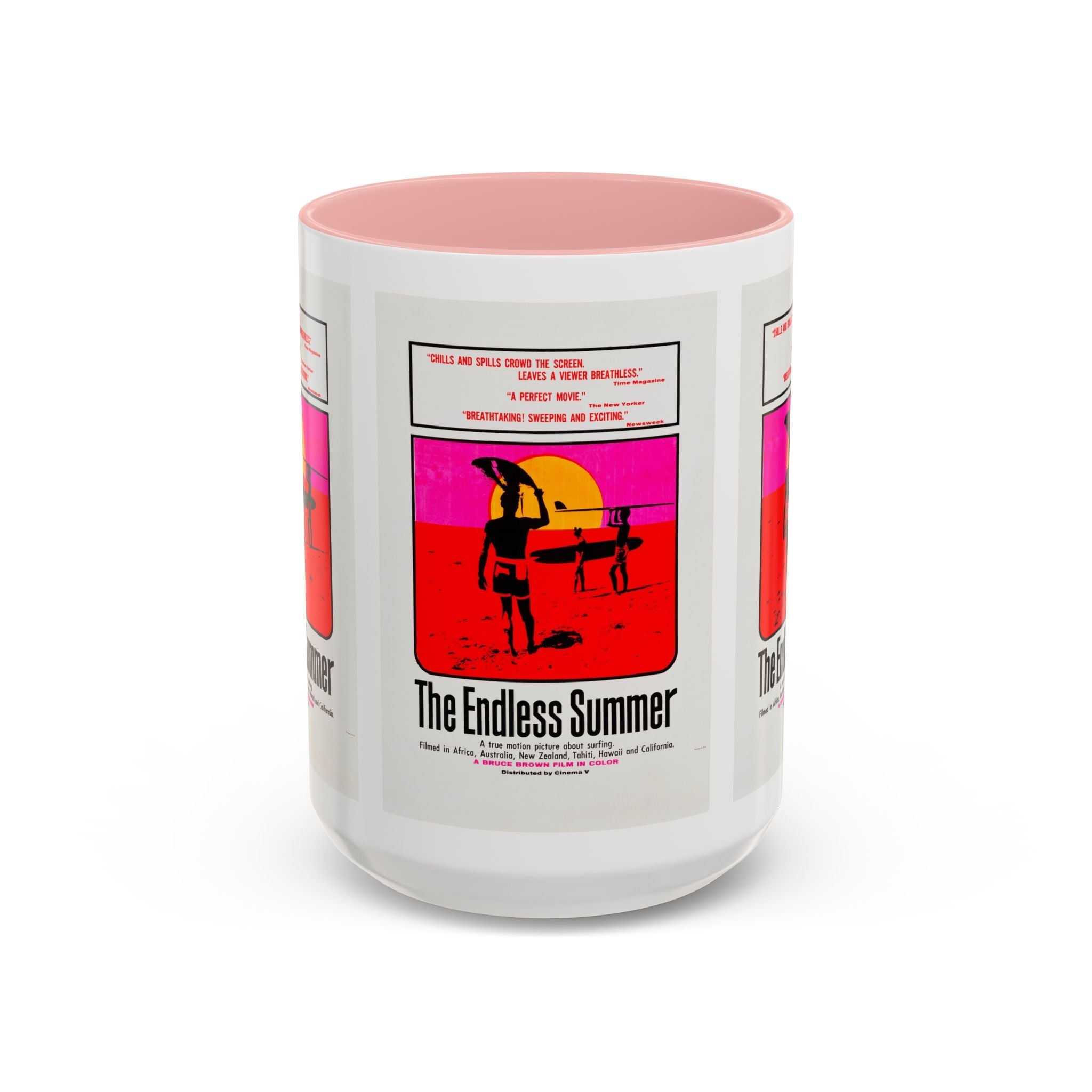 Cult Classic Movie Poster Art Accent Coffee Mug (11, 15oz) - Endless Summer 1966 - POPvault