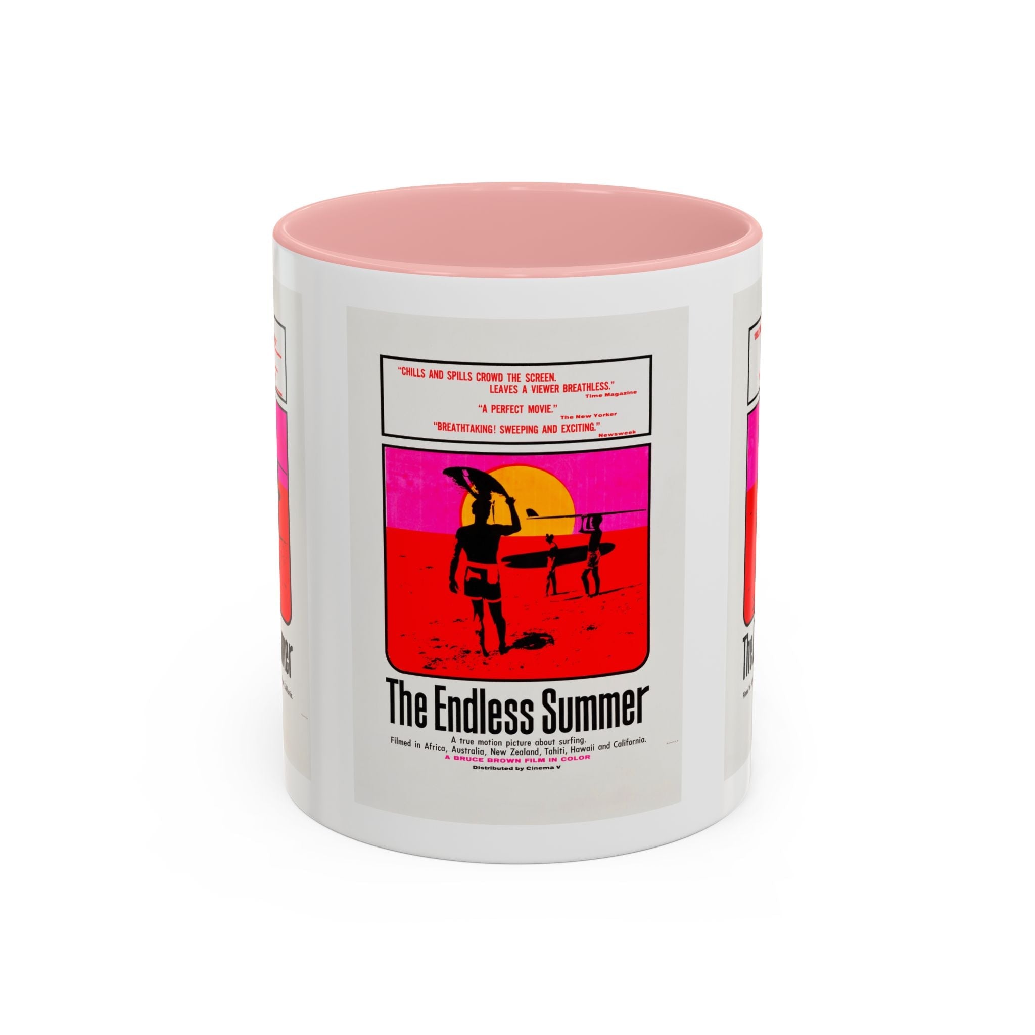 Cult Classic Movie Poster Art Accent Coffee Mug (11, 15oz) - Endless Summer 1966 - POPvault