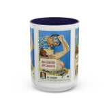 Cult Classic Movie Poster Art Accent Coffee Mug (11, 15oz) - Female On The Beach 1955 - POPvault