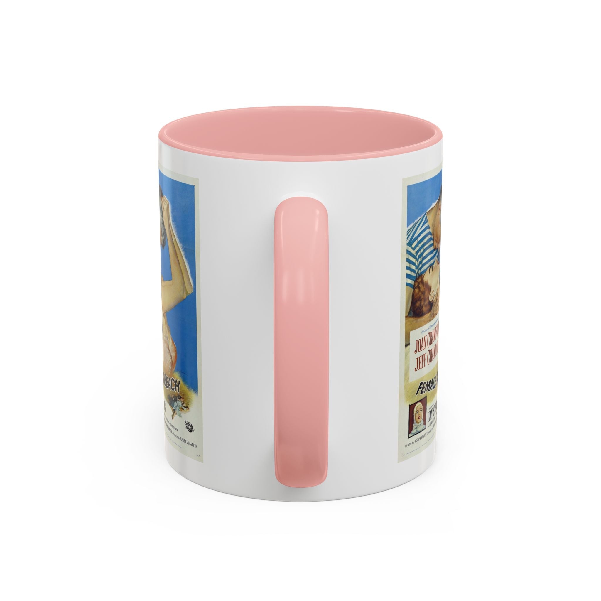 Cult Classic Movie Poster Art Accent Coffee Mug (11, 15oz) - Female On The Beach 1955 - POPvault