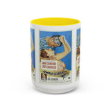 Cult Classic Movie Poster Art Accent Coffee Mug (11, 15oz) - Female On The Beach 1955 - POPvault