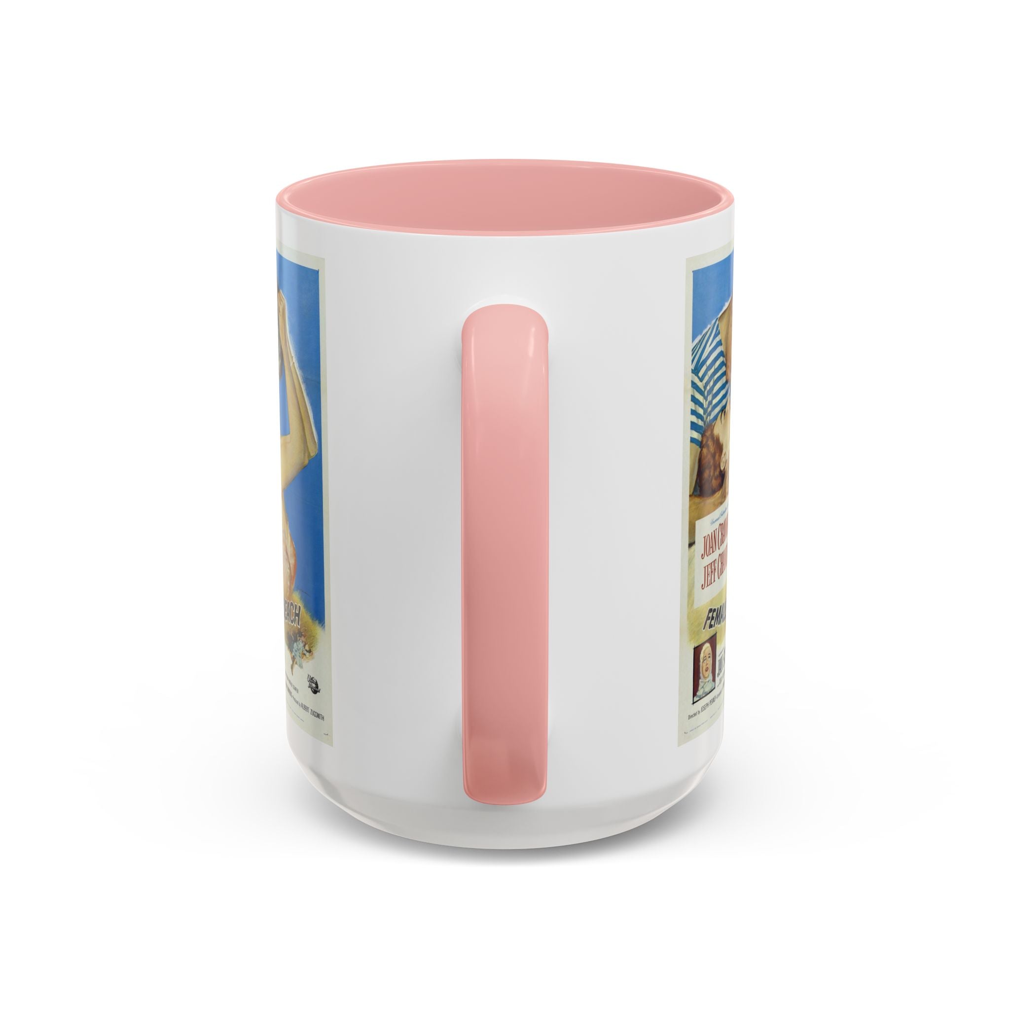 Cult Classic Movie Poster Art Accent Coffee Mug (11, 15oz) - Female On The Beach 1955 - POPvault