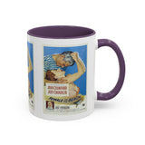 Cult Classic Movie Poster Art Accent Coffee Mug (11, 15oz) - Female On The Beach 1955 - POPvault
