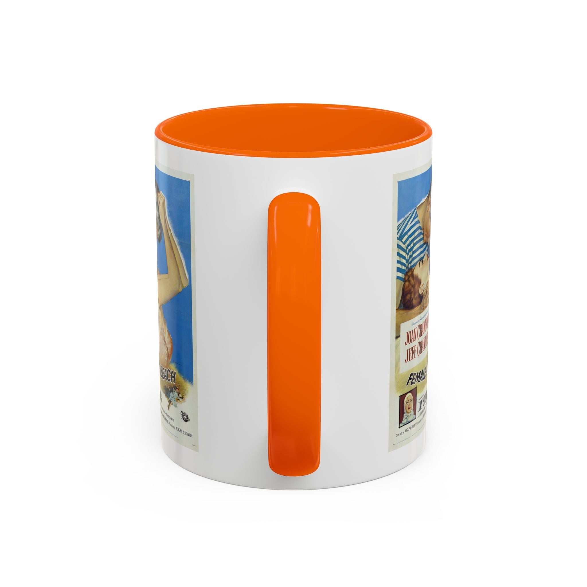 Cult Classic Movie Poster Art Accent Coffee Mug (11, 15oz) - Female On The Beach 1955 - POPvault