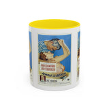 Cult Classic Movie Poster Art Accent Coffee Mug (11, 15oz) - Female On The Beach 1955 - POPvault