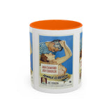 Cult Classic Movie Poster Art Accent Coffee Mug (11, 15oz) - Female On The Beach 1955 - POPvault