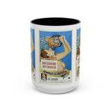 Cult Classic Movie Poster Art Accent Coffee Mug (11, 15oz) - Female On The Beach 1955 - POPvault