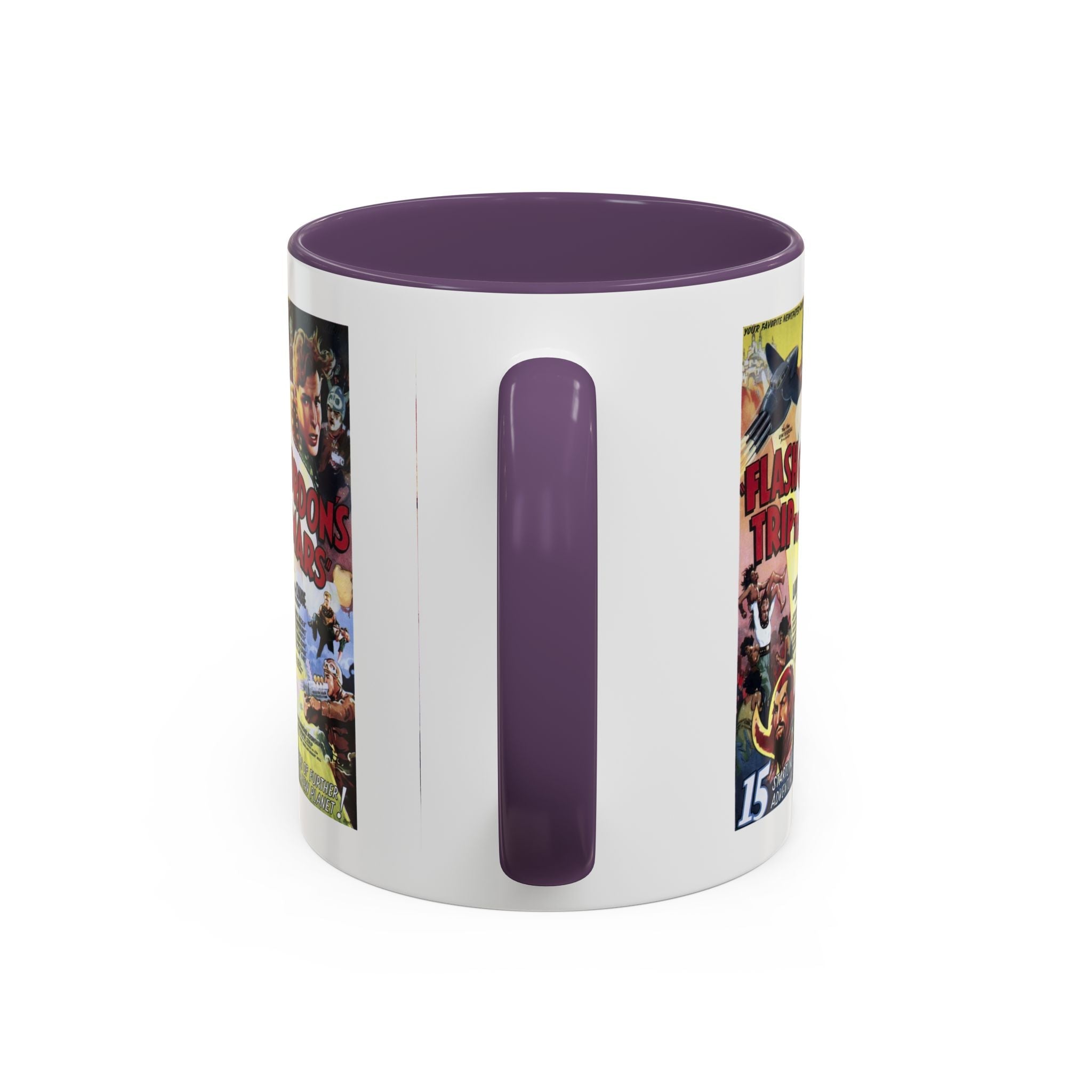 Cult Classic Movie Poster Art Accent Coffee Mug (11, 15oz) - Flash Gordon's Trip To Mars 1938 - POPvault