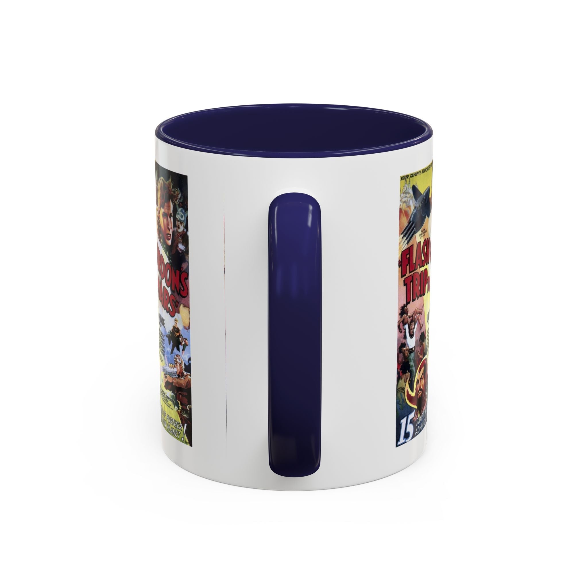 Cult Classic Movie Poster Art Accent Coffee Mug (11, 15oz) - Flash Gordon's Trip To Mars 1938 - POPvault