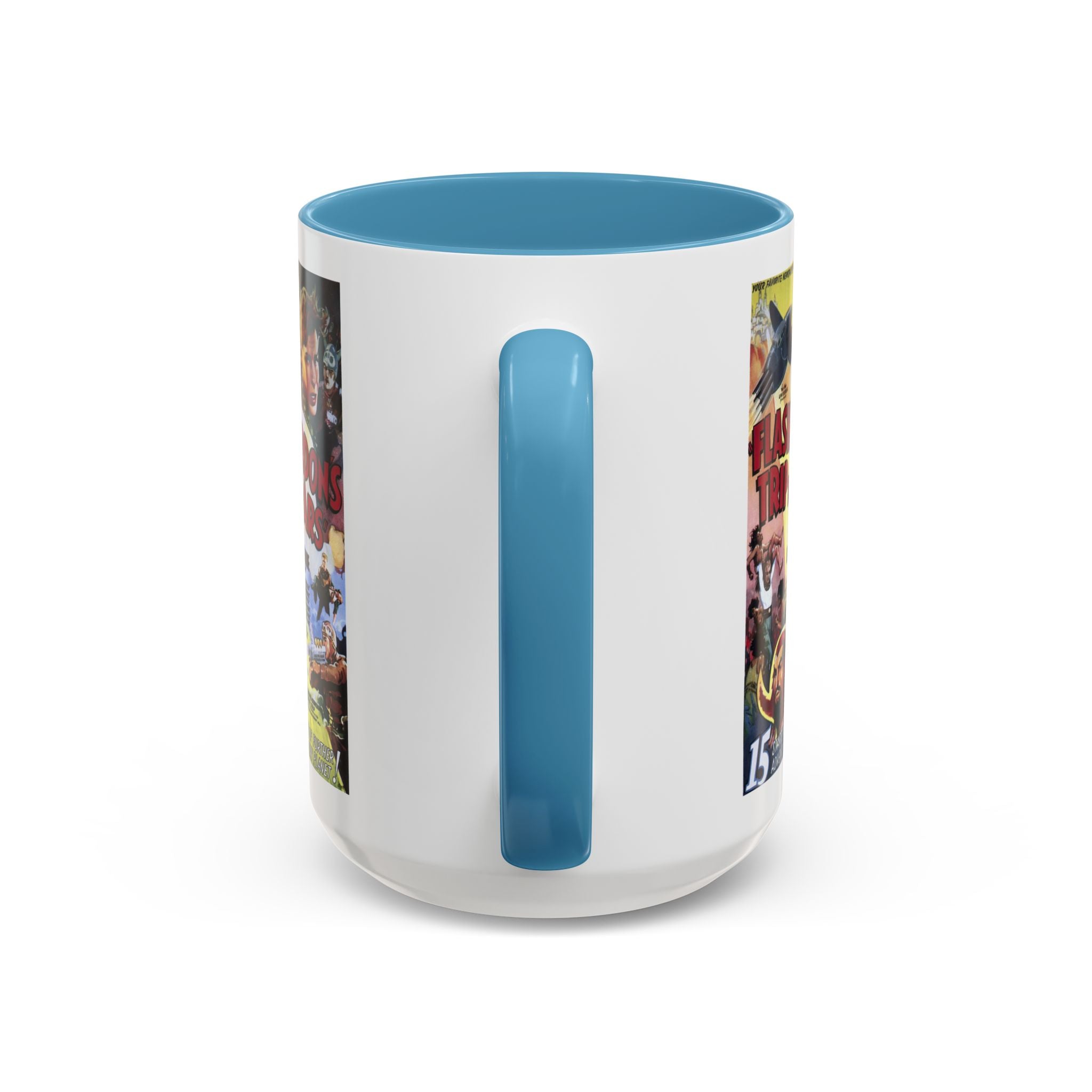 Cult Classic Movie Poster Art Accent Coffee Mug (11, 15oz) - Flash Gordon's Trip To Mars 1938 - POPvault