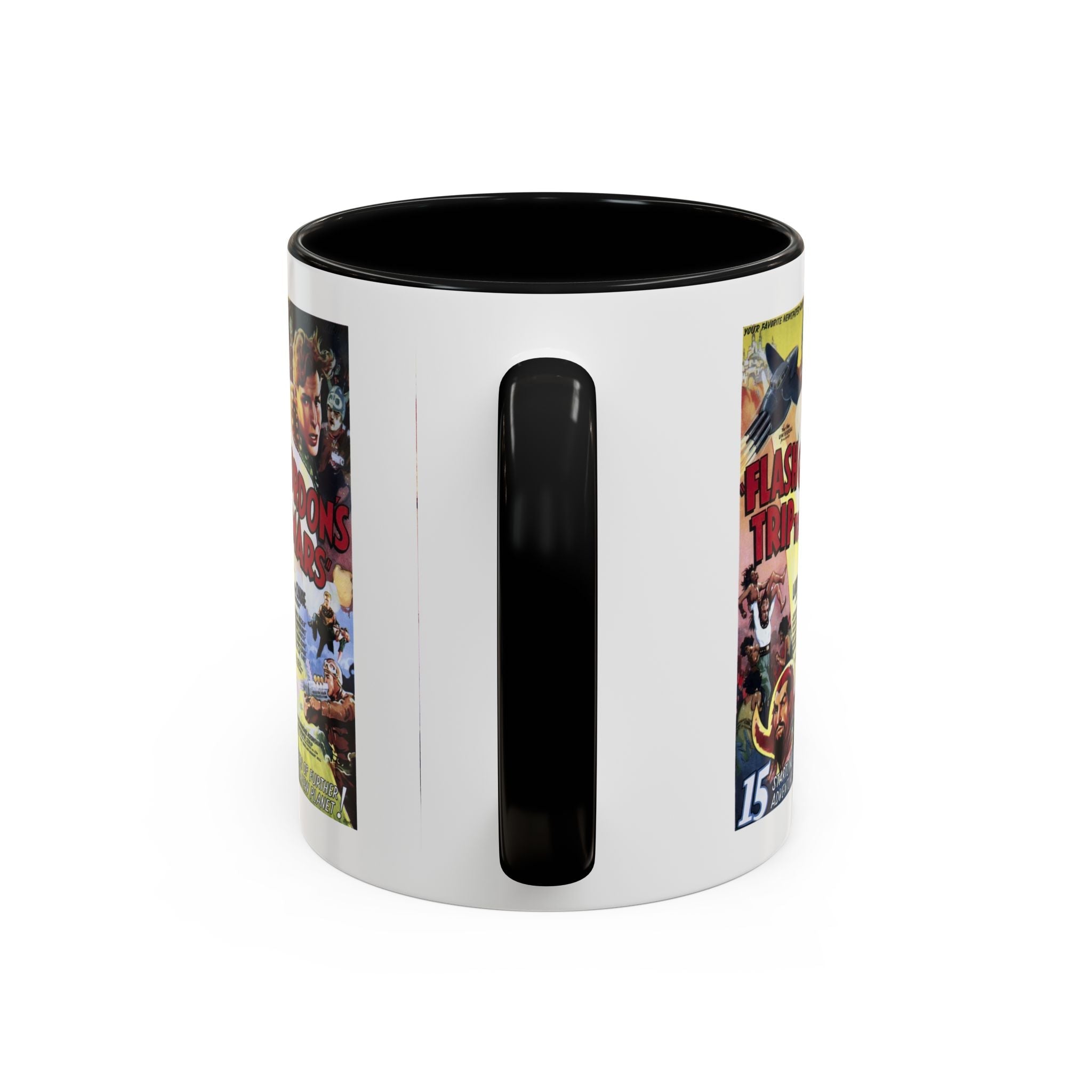 Cult Classic Movie Poster Art Accent Coffee Mug (11, 15oz) - Flash Gordon's Trip To Mars 1938 - POPvault