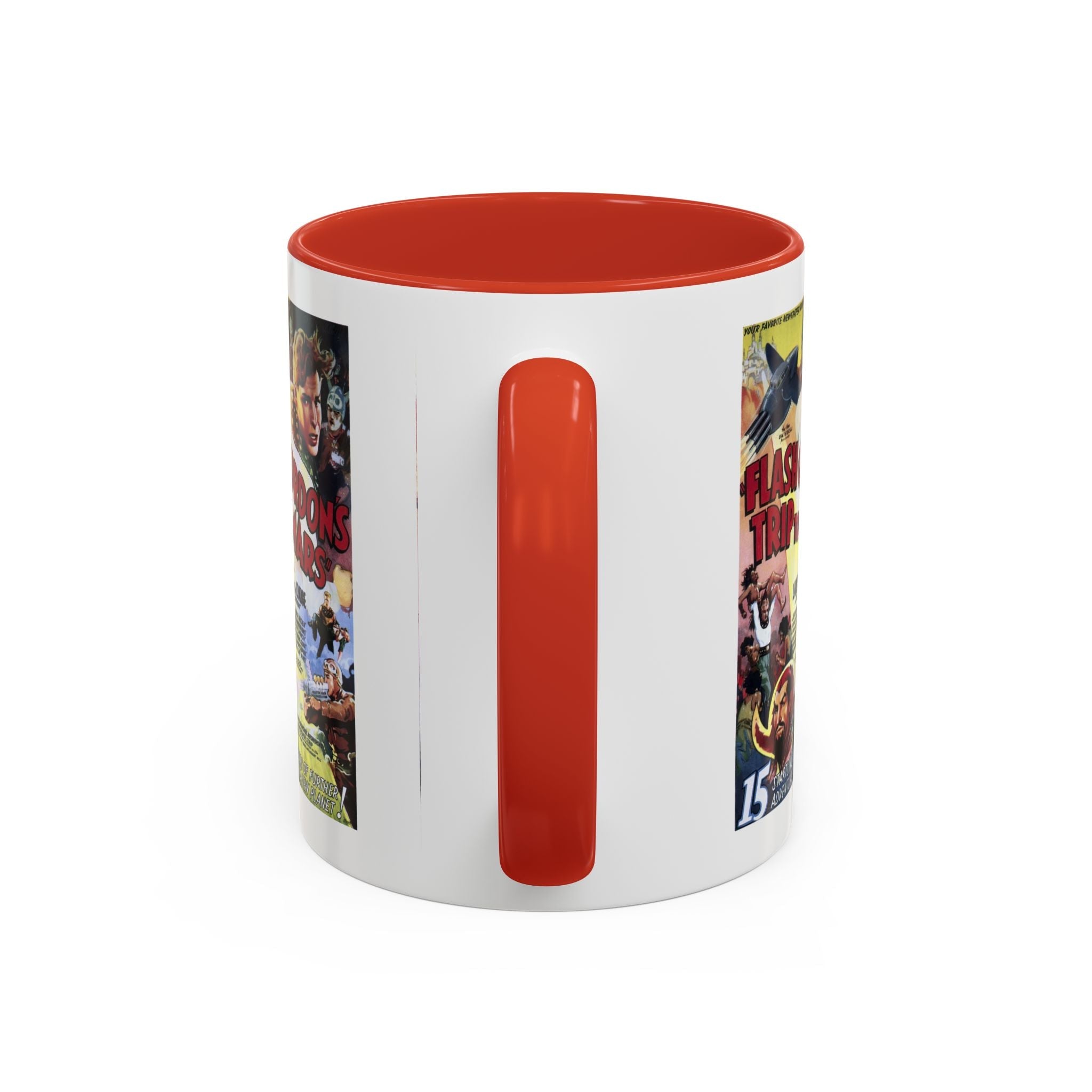 Cult Classic Movie Poster Art Accent Coffee Mug (11, 15oz) - Flash Gordon's Trip To Mars 1938 - POPvault