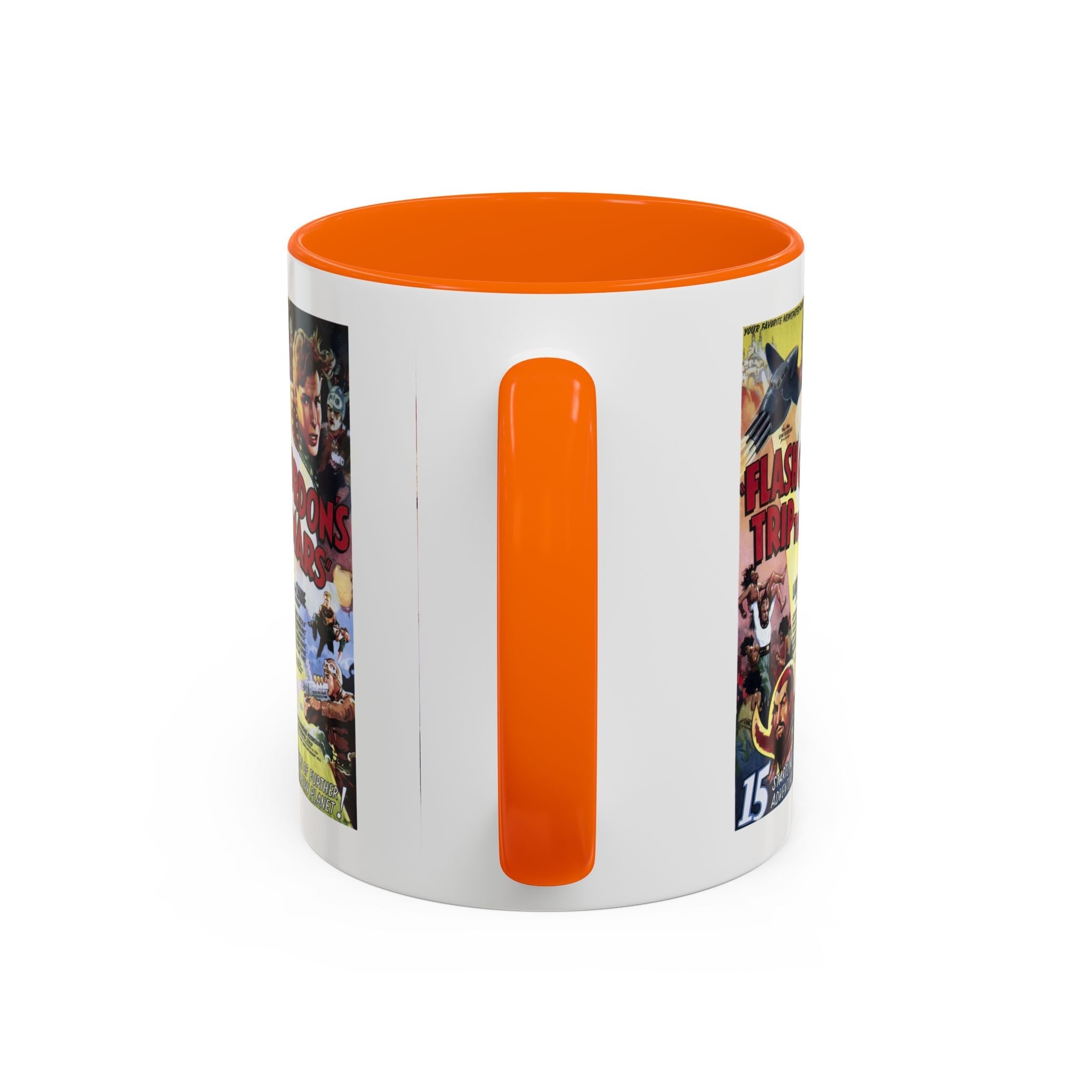 Cult Classic Movie Poster Art Accent Coffee Mug (11, 15oz) - Flash Gordon's Trip To Mars 1938 - POPvault