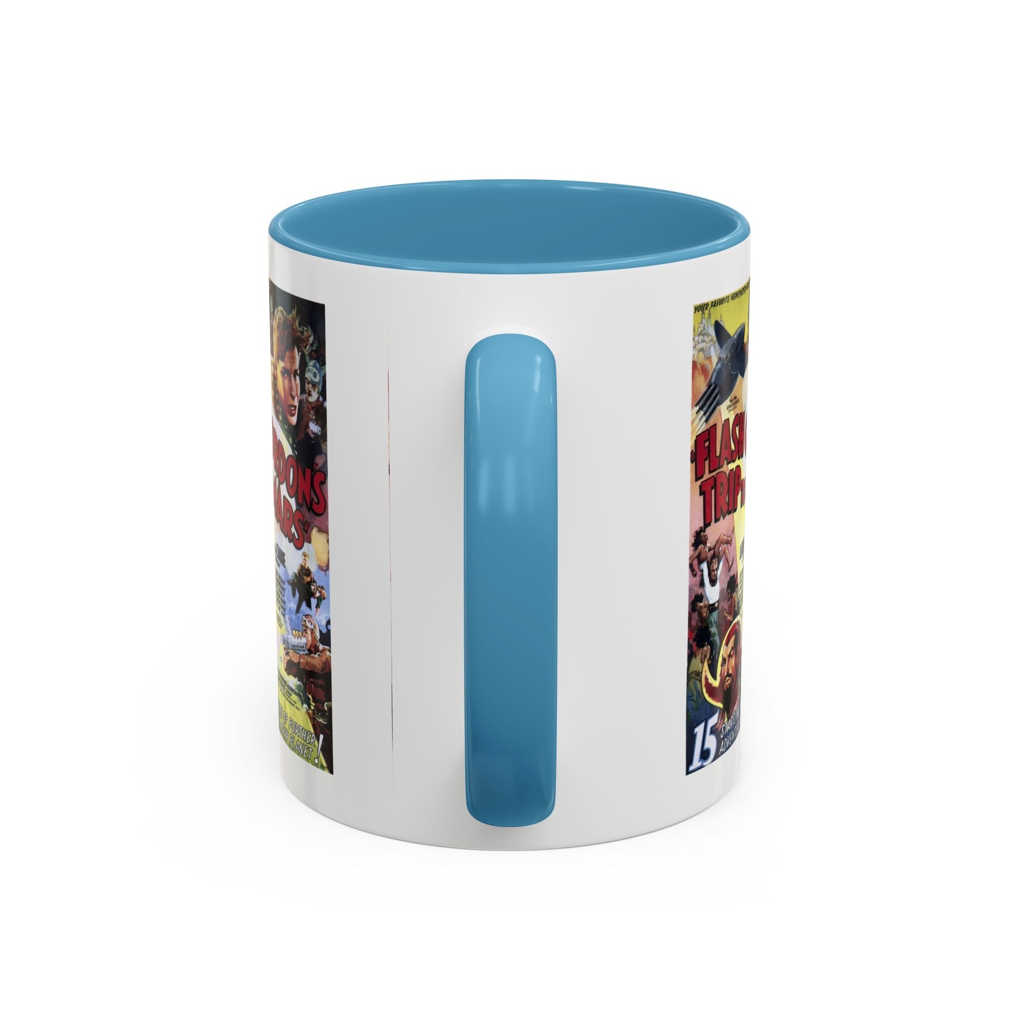 Cult Classic Movie Poster Art Accent Coffee Mug (11, 15oz) - Flash Gordon's Trip To Mars 1938 - POPvault