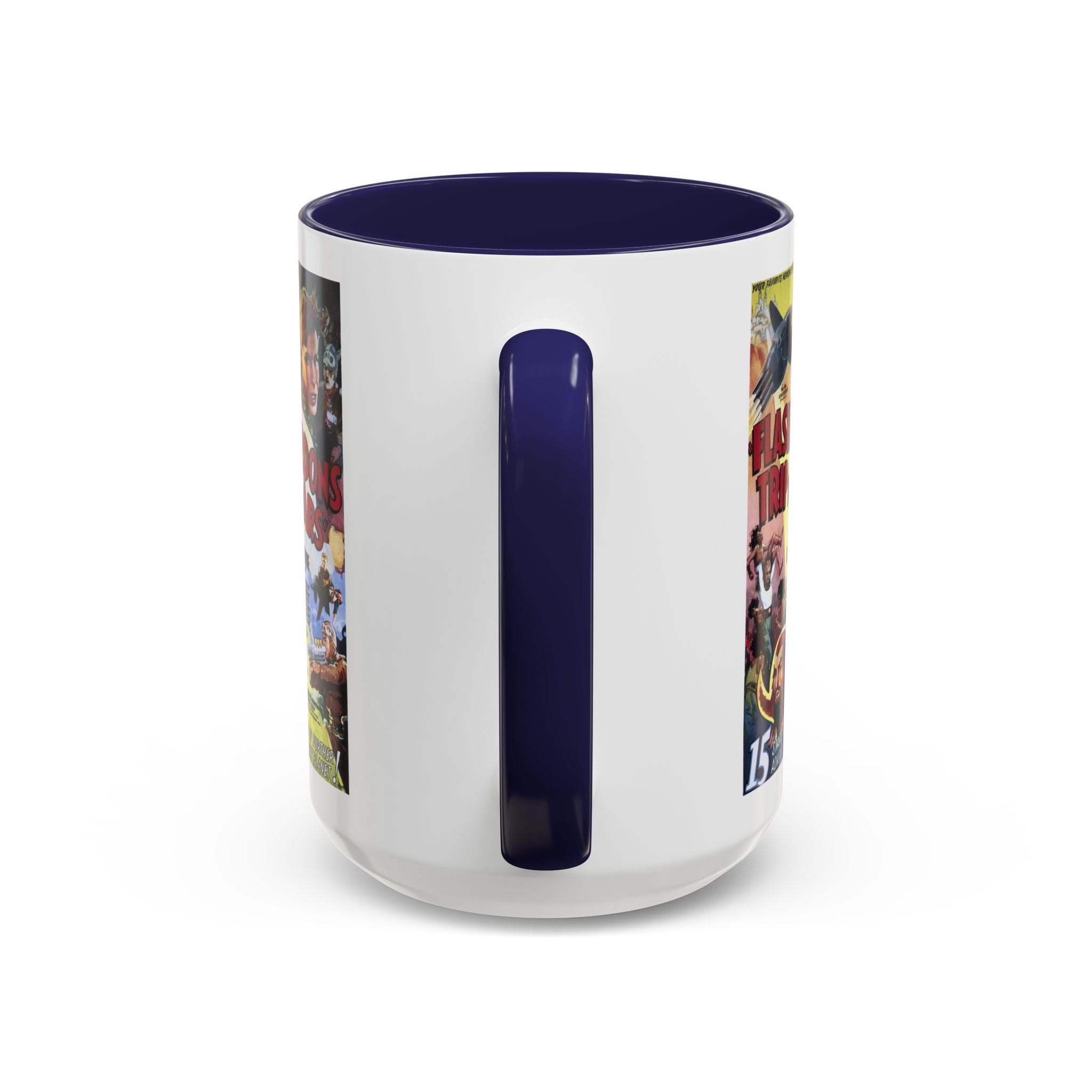 Cult Classic Movie Poster Art Accent Coffee Mug (11, 15oz) - Flash Gordon's Trip To Mars 1938 - POPvault