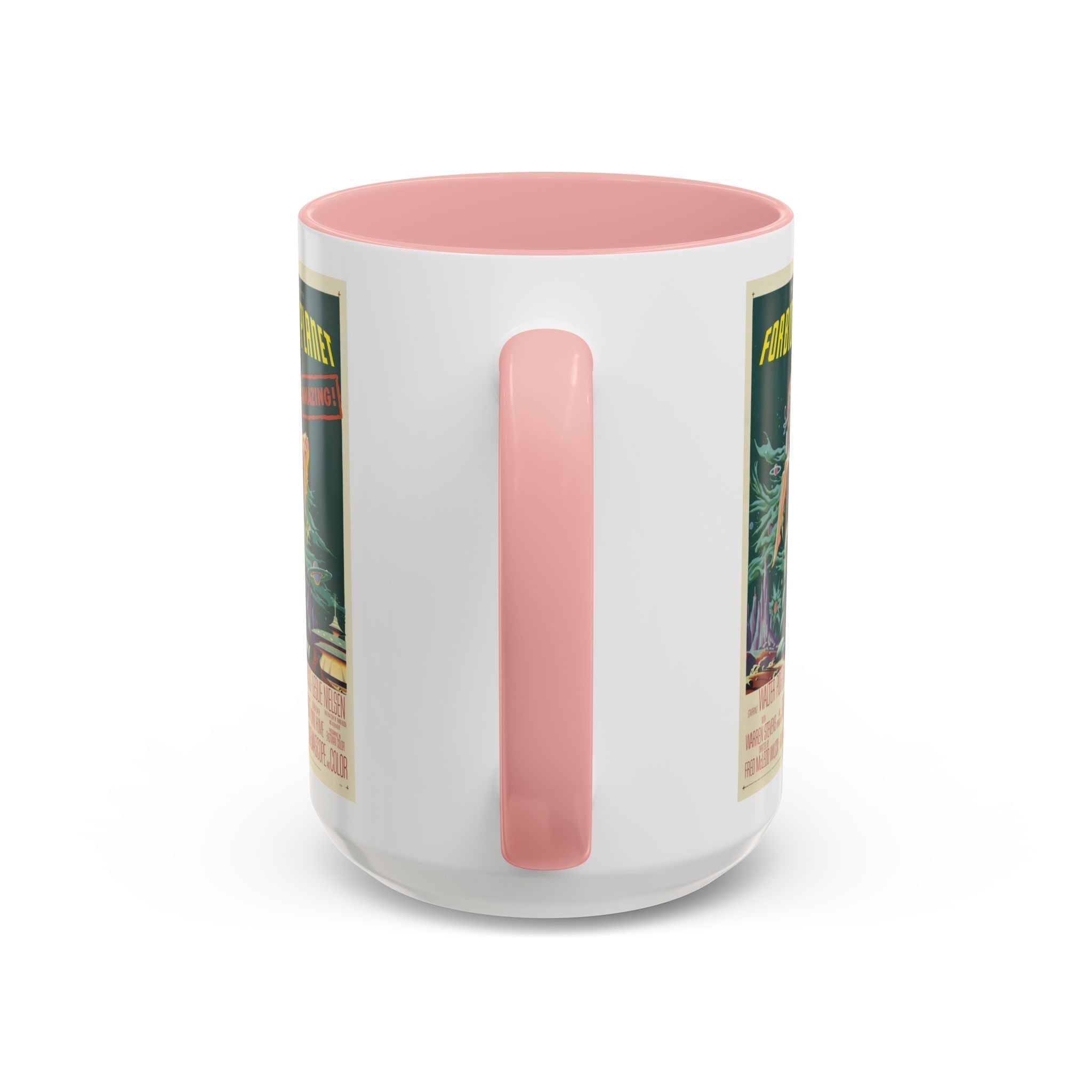 Cult Classic Movie Poster Art Accent Coffee Mug (11, 15oz) - Forbidden Planet 1956 - POPvault