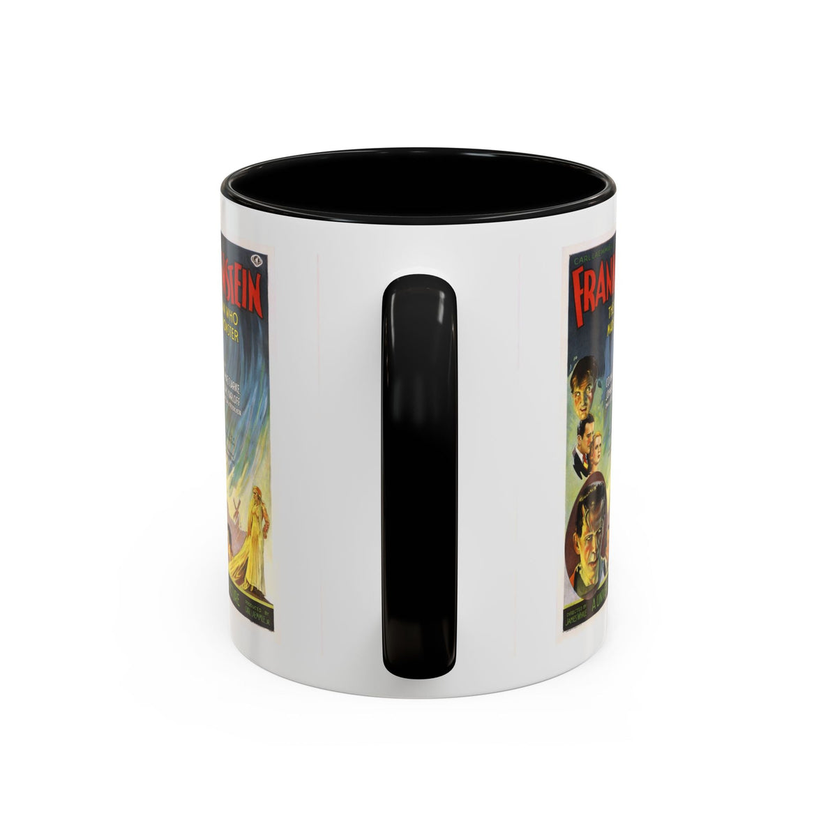 Cult Classic Movie Poster Art Accent Coffee Mug (11, 15oz) - Frankenstein 1931 - Mug