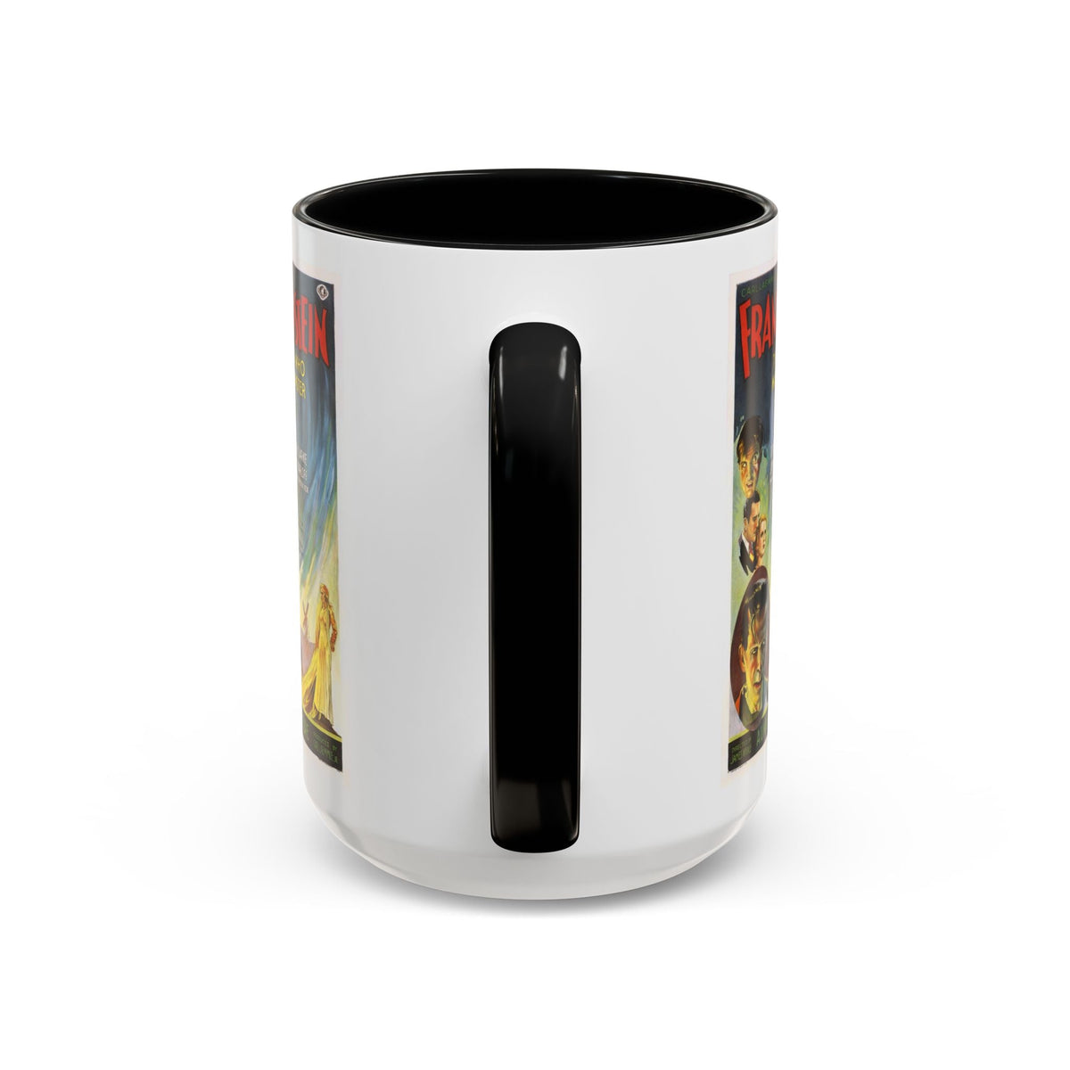 Cult Classic Movie Poster Art Accent Coffee Mug (11, 15oz) - Frankenstein 1931 - Mug