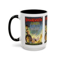 Cult Classic Movie Poster Art Accent Coffee Mug (11, 15oz) - Frankenstein 1931 - Mug