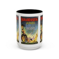 Cult Classic Movie Poster Art Accent Coffee Mug (11, 15oz) - Frankenstein 1931 - Mug