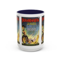 Cult Classic Movie Poster Art Accent Coffee Mug (11, 15oz) - Frankenstein 1931 - Mug