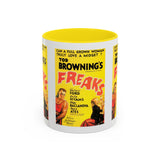 Cult Classic Movie Poster Art Accent Coffee Mug (11, 15oz) - Freaks Original One Sheet 1932 - POPvault