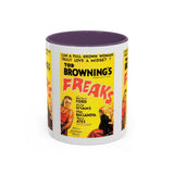 Cult Classic Movie Poster Art Accent Coffee Mug (11, 15oz) - Freaks Original One Sheet 1932 - POPvault