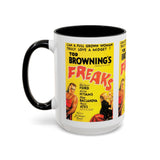 Cult Classic Movie Poster Art Accent Coffee Mug (11, 15oz) - Freaks Original One Sheet 1932 - POPvault
