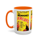 Cult Classic Movie Poster Art Accent Coffee Mug (11, 15oz) - Freaks Original One Sheet 1932 - POPvault