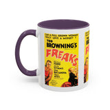 Cult Classic Movie Poster Art Accent Coffee Mug (11, 15oz) - Freaks Original One Sheet 1932 - POPvault